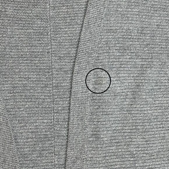 Abercrombie & Fitch | Gray Open Front Longline Cardigan | Medium - Picture 11 of 11